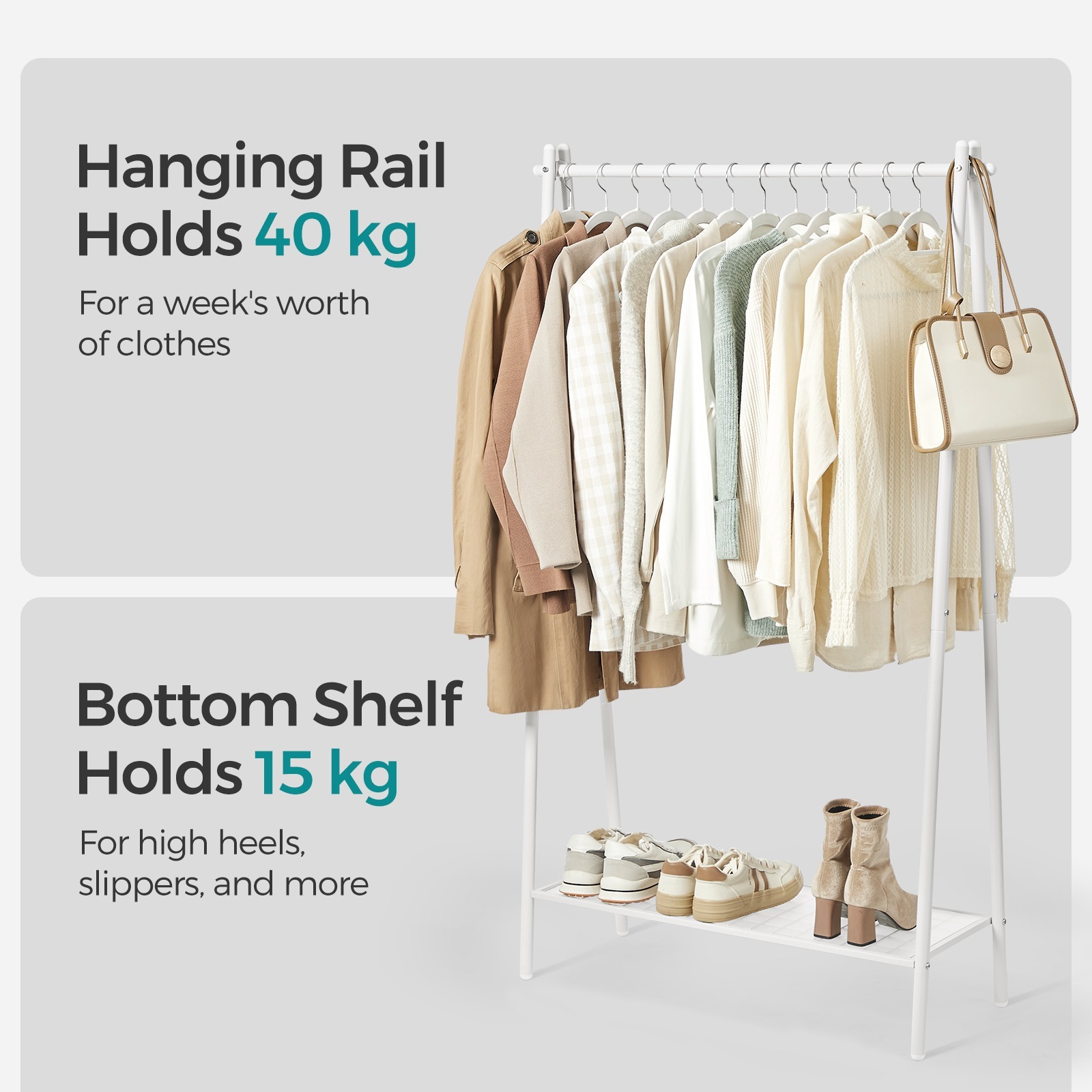 Clothes Rail Clothes Rack Garment Rack Steel Frame - Temu United Kingdom