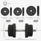 adjustable weights dumbbells set dumbbell hand weights for home office fitness lifting training black