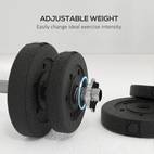 adjustable weights dumbbells set dumbbell hand weights for home office fitness lifting training black