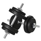 adjustable weights dumbbells set dumbbell hand weights for home office fitness lifting training black