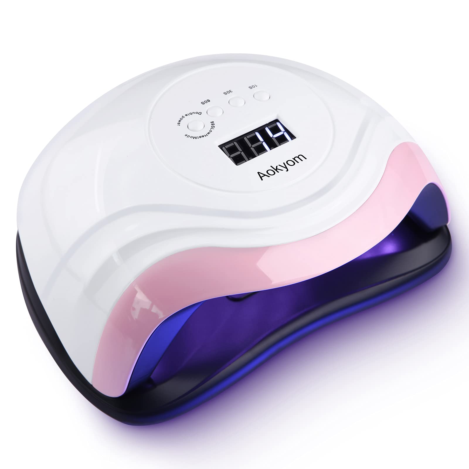 

Nail Dryer, Professional Nail Lamp With 4 Timer, Lcd Display And For Finger/toe Nails