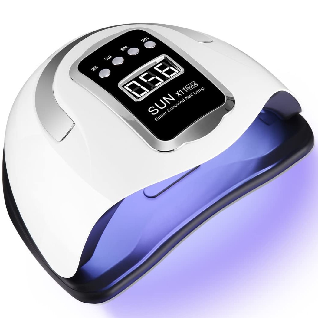 

Led Nail Lamp, 66 Lamp Beads, Professional Gel Nail Dryer, Quick Dry Nail Lamp With 4 Timers, Lcd Display And Automatic Sensor For Home And