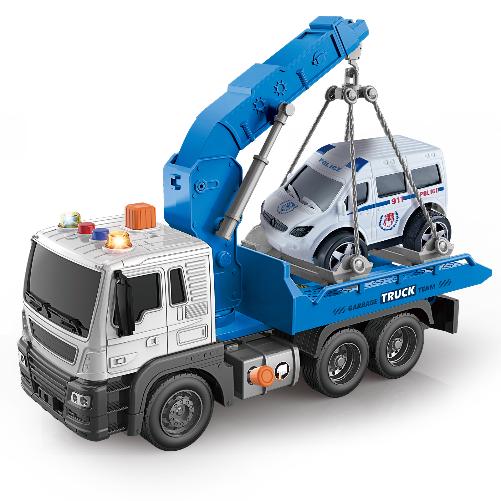 

Truck Toys With Car Toys, Crane Toys, Tow Truck Toys With Sound, Kids Toys From 2 3 4 Years