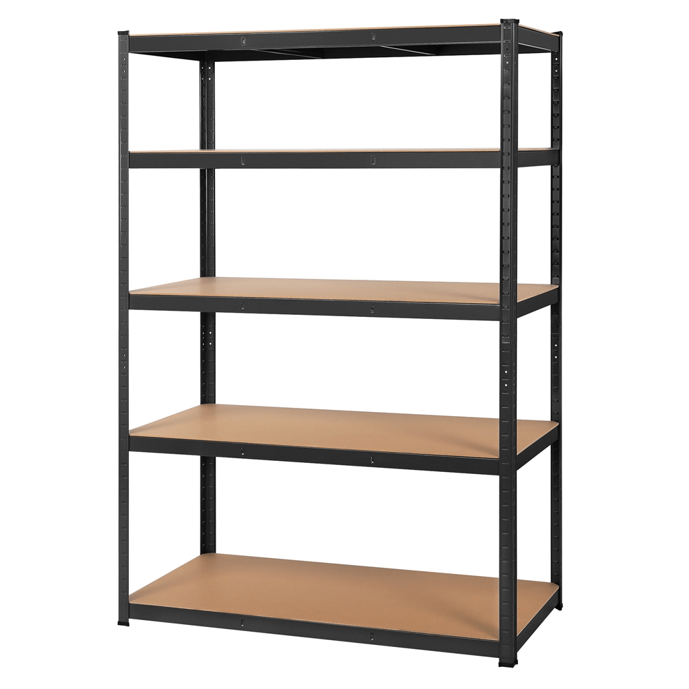Costoffs Heavy Duty Shelving Unit With Powder Coated Surface Workshop Shelving 5 Tier Boltless Shelving For Garage Workshop