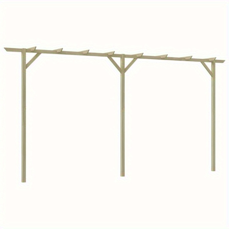 

Garden Pergola 410x40x203 Cm Wood