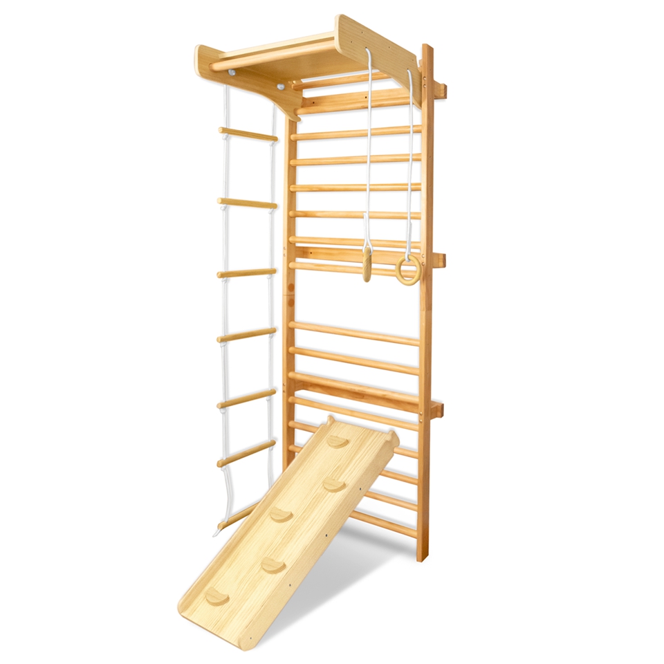 

Wooden Gym Wall Climbing Wall Climbing Frame Fitness, Including Mounting Accessories Sports Equipment 215 X 82 X 6 Cm