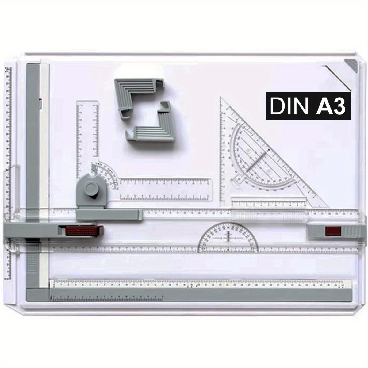 

Drawing Board A3 Drawing Board Professional Drawing Table With Sliding Ruler Drawing Triangle And Stick For Engineers Designer Students For Working And Studying