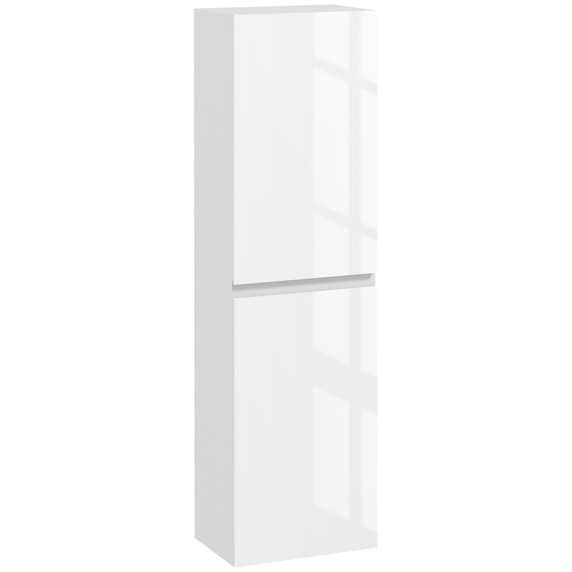 TEMU HOMCOM kleankin Meuble colonne de salle de bain, armoire de rangement haute, , étagères réglables, 2 , étagère de rangement pour salle de bain,