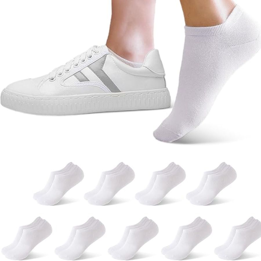 

Mini Socks Men Women 9 Pairs, Short Invisible Ankle Socks In Soft Cotton, Breathable, Non-slip, Ideal For Sneakers And Fitness