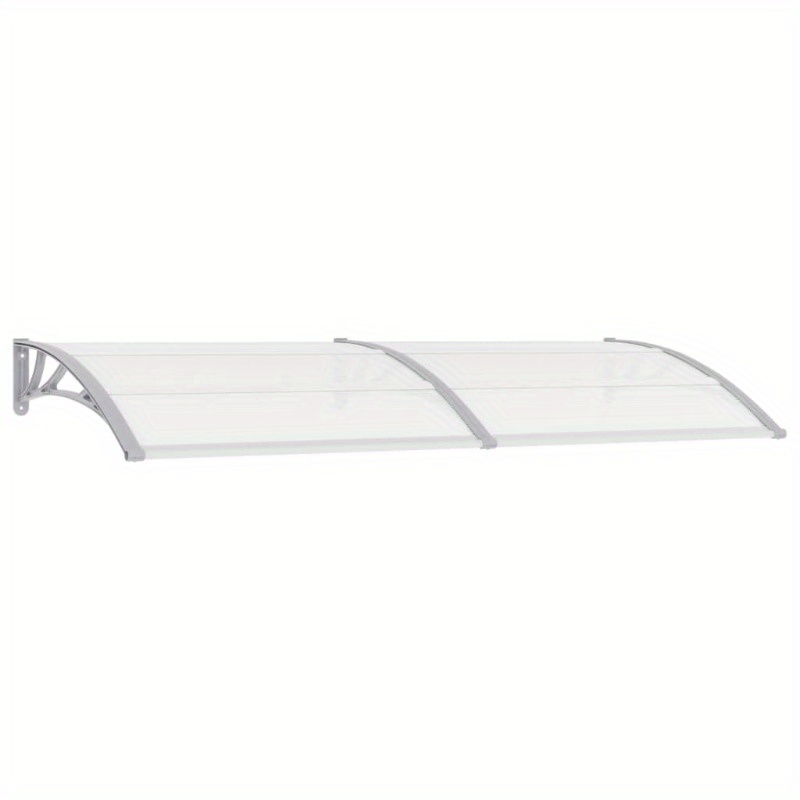 TEMU Door Canopy Grey 240x100 Cm Pc
