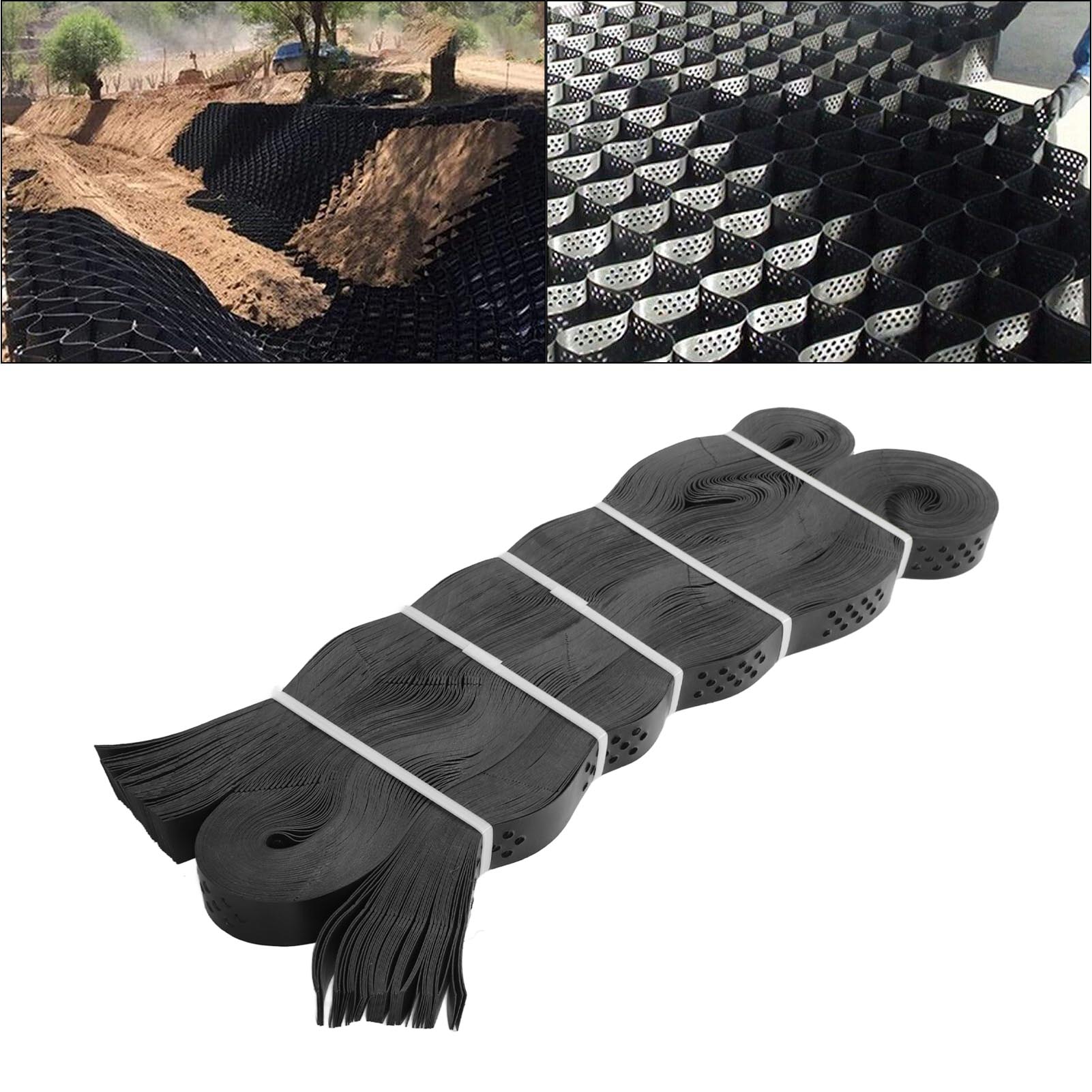 

Fecamos Gravel Ground Grid Hdpe Foldable Geocell Stabilization Grid 9x17 Ft For Garden Driveway