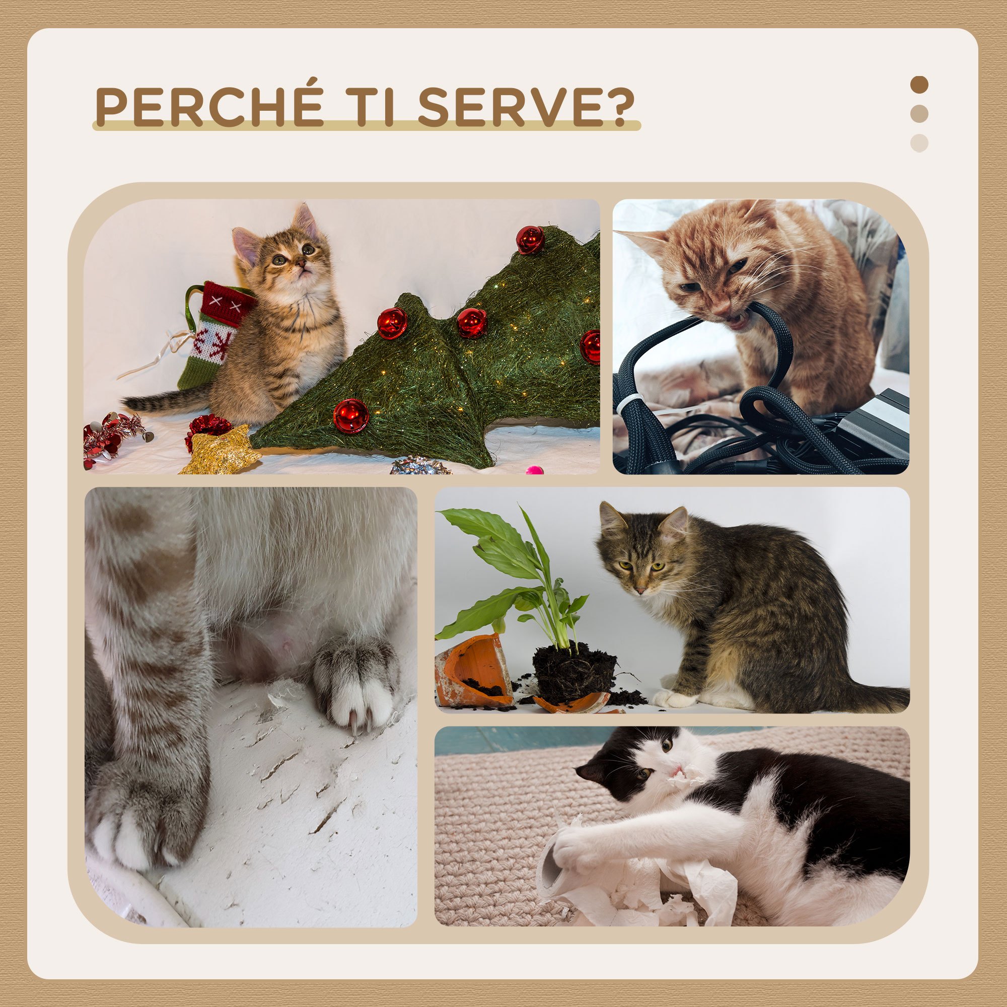 PawHut Arbore pentru Pisici cu Minge de Joacă, Hamac, Pat, 2 Case și Platforme, Turn pentru Pisici din PAL, Pluș și Sisal, 55x49x177 cm, Gri și Alb