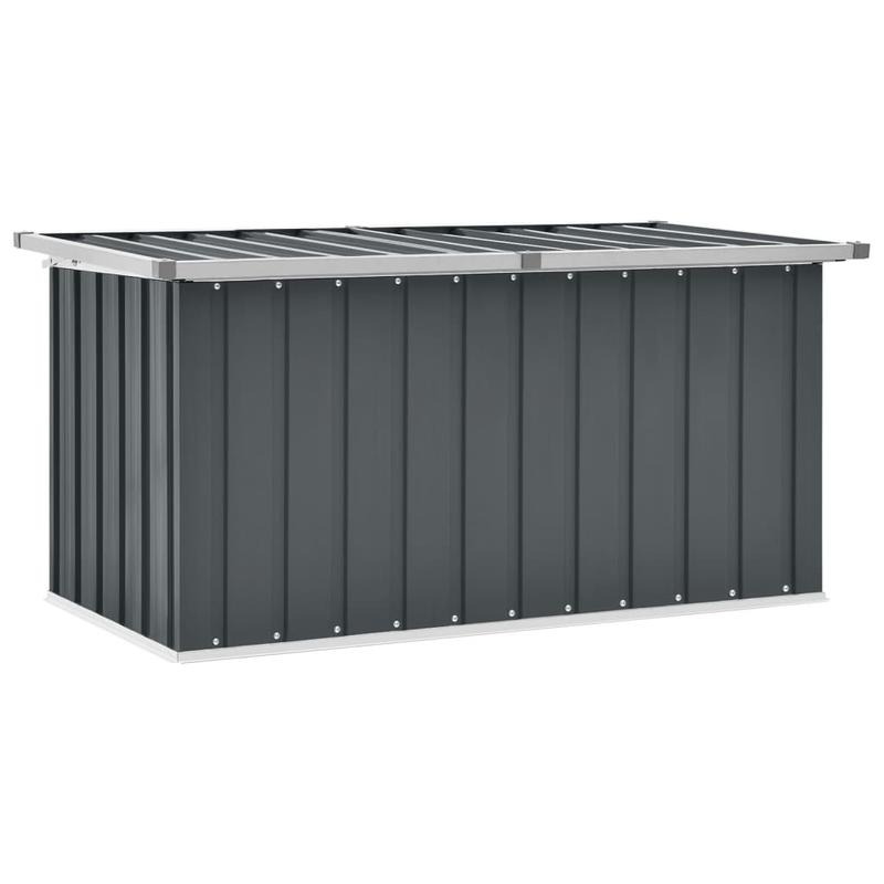 

Boîte de rangement pour jardin Gris 129x67x65 cm