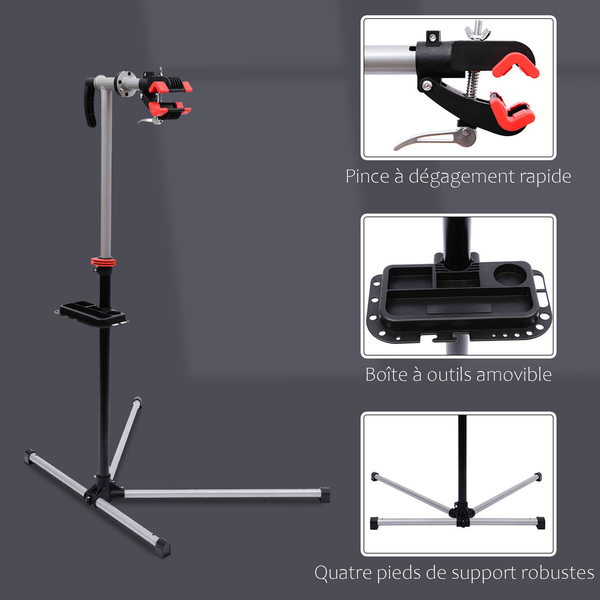 Support De Réparation De Vélo SODIAL – Stable, Universel Et Pratique Pour L'atelier