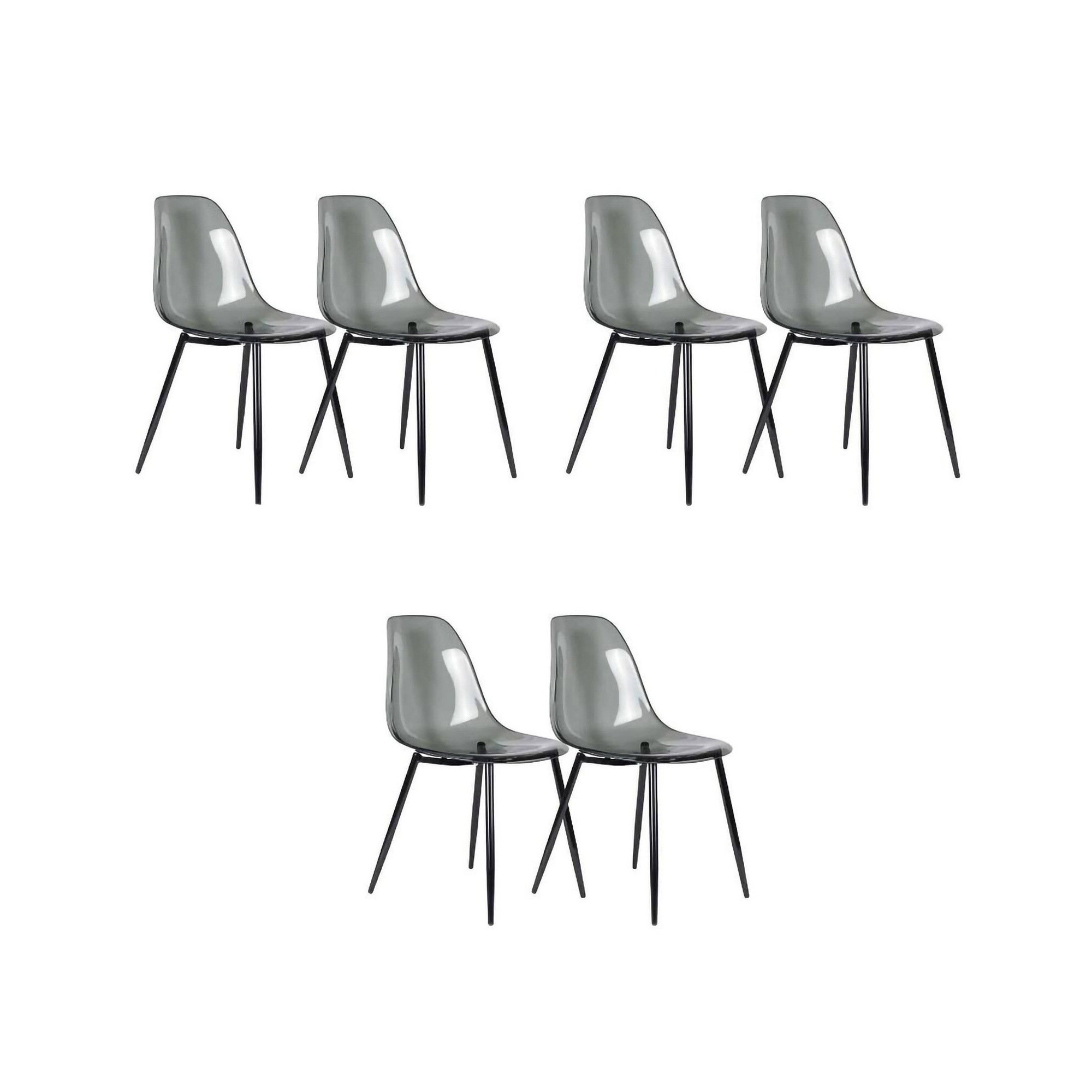 TEMU Sedia Dabdalhad, Poltrona in PET, Sedia da ergonomica, Seduta per riunioni, 53x46h81 cm, Fum矇