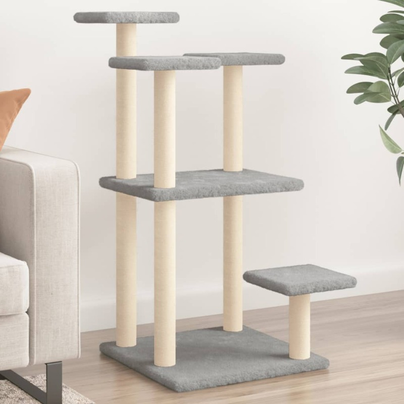 

Cat Tree With Platforms Light Grey 98, 5 Cm