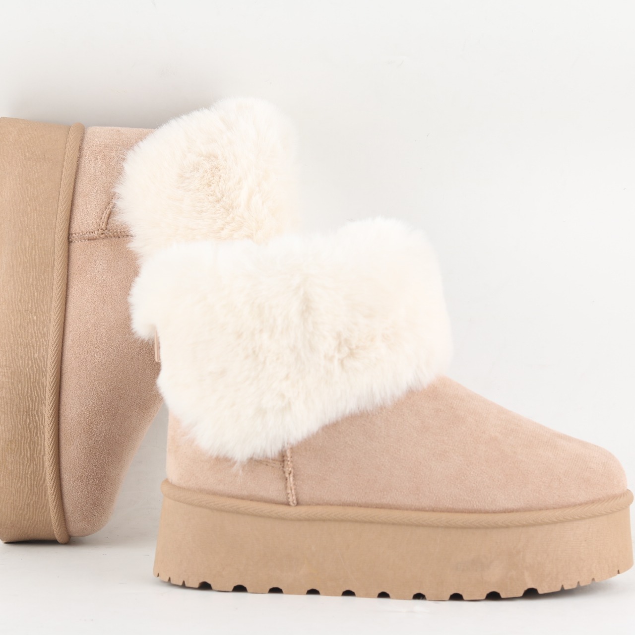 TEMU Winter Women's Boots Snow Country Travel Ski Non-slip Snow Shoes Space Boots Walking Warm Shoes