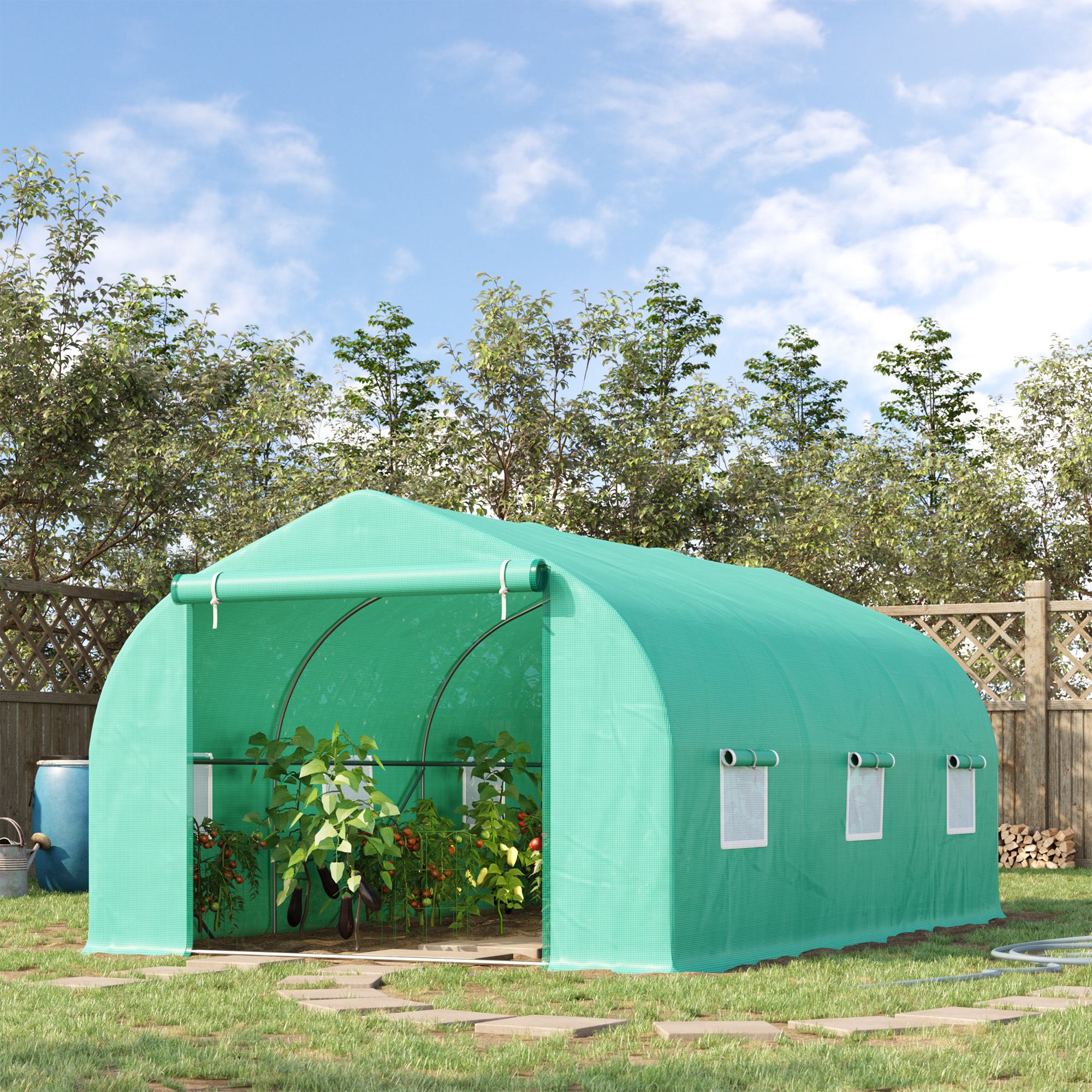 Image of Greenhouse Film, Greenhouse, Greenhouse, Cold Frame, , , Gable Roof