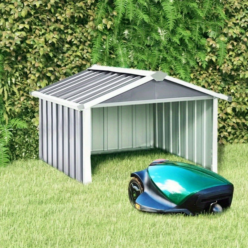 

Lawn Mower Garage 92x97x63 Cm Galvanised Steel Grey