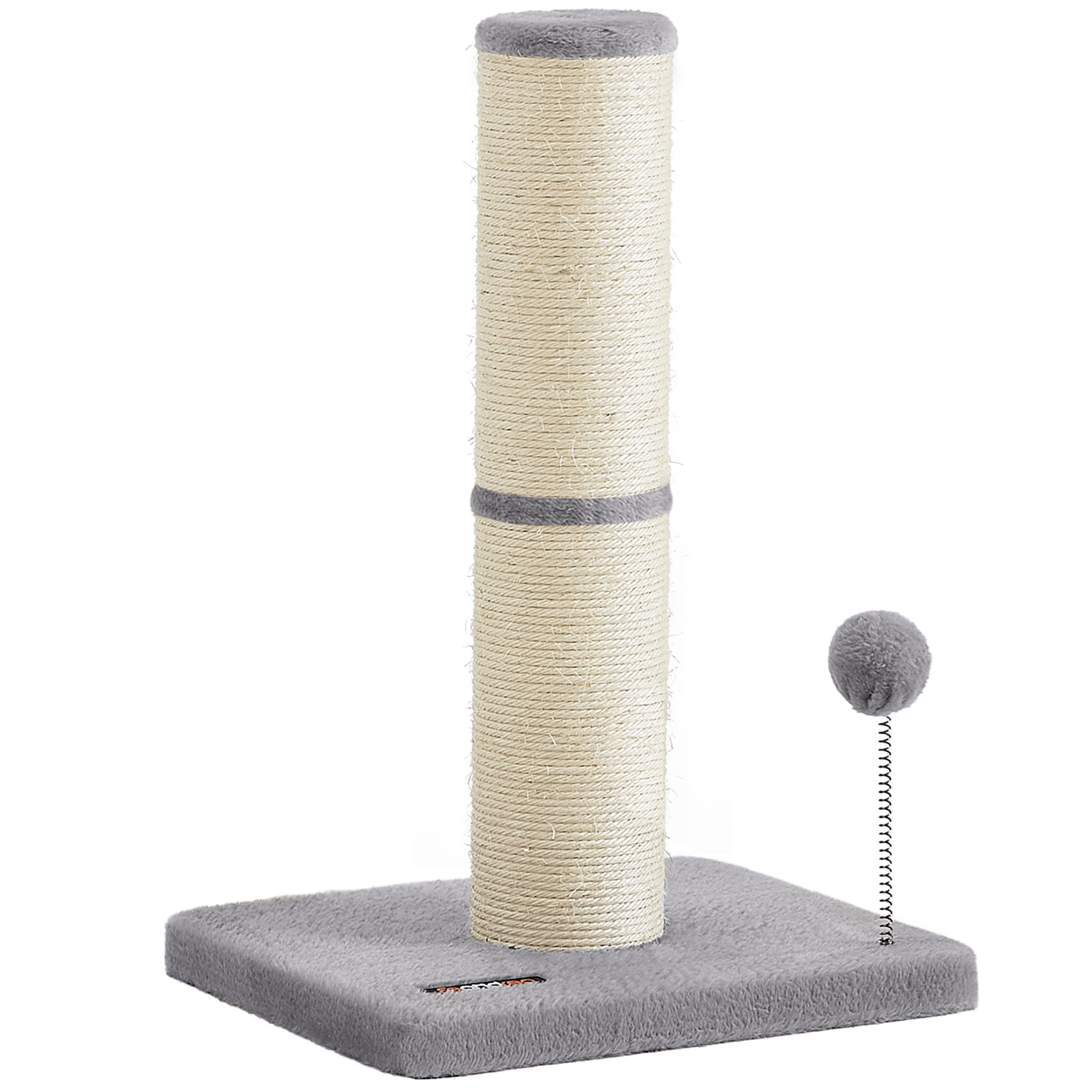 

Feandrea Griffoir pour Chat, 53 cm de Haut, Chatons, et Moyens Chats, de Gratter , Poteau à Gratter en Sisal, Pompom à Ressort avec Clochette, Tourterelle