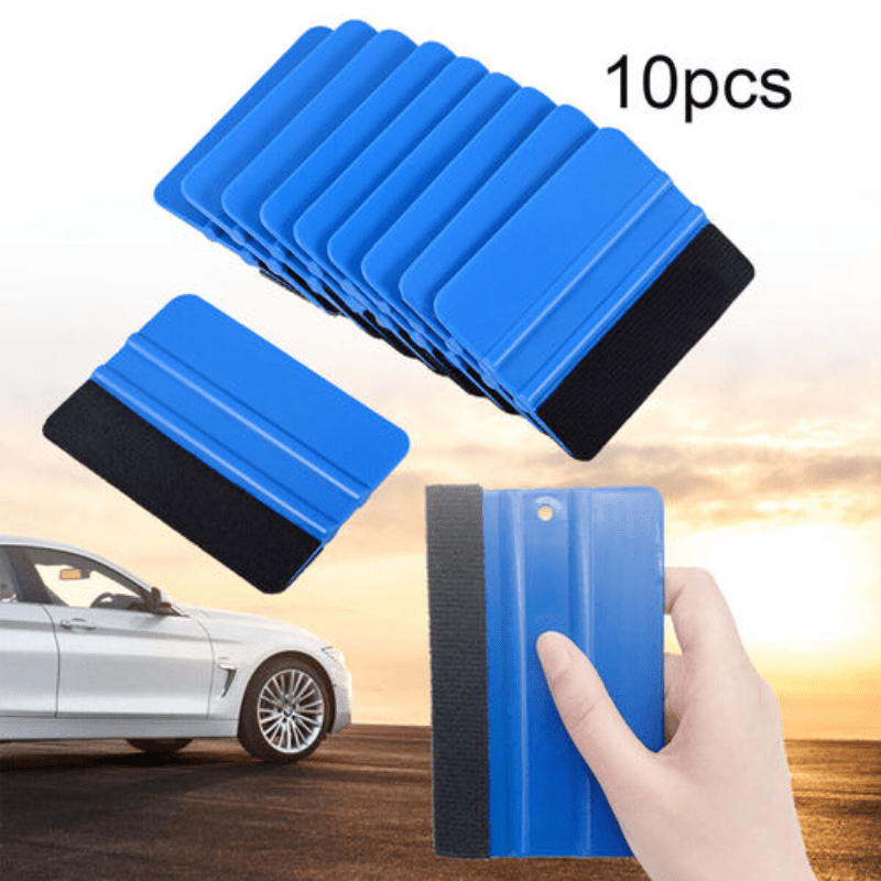 TEMU 10pcs Car Window Squeegee Wrap Tinting Vinyl Film Scraper Install Tool