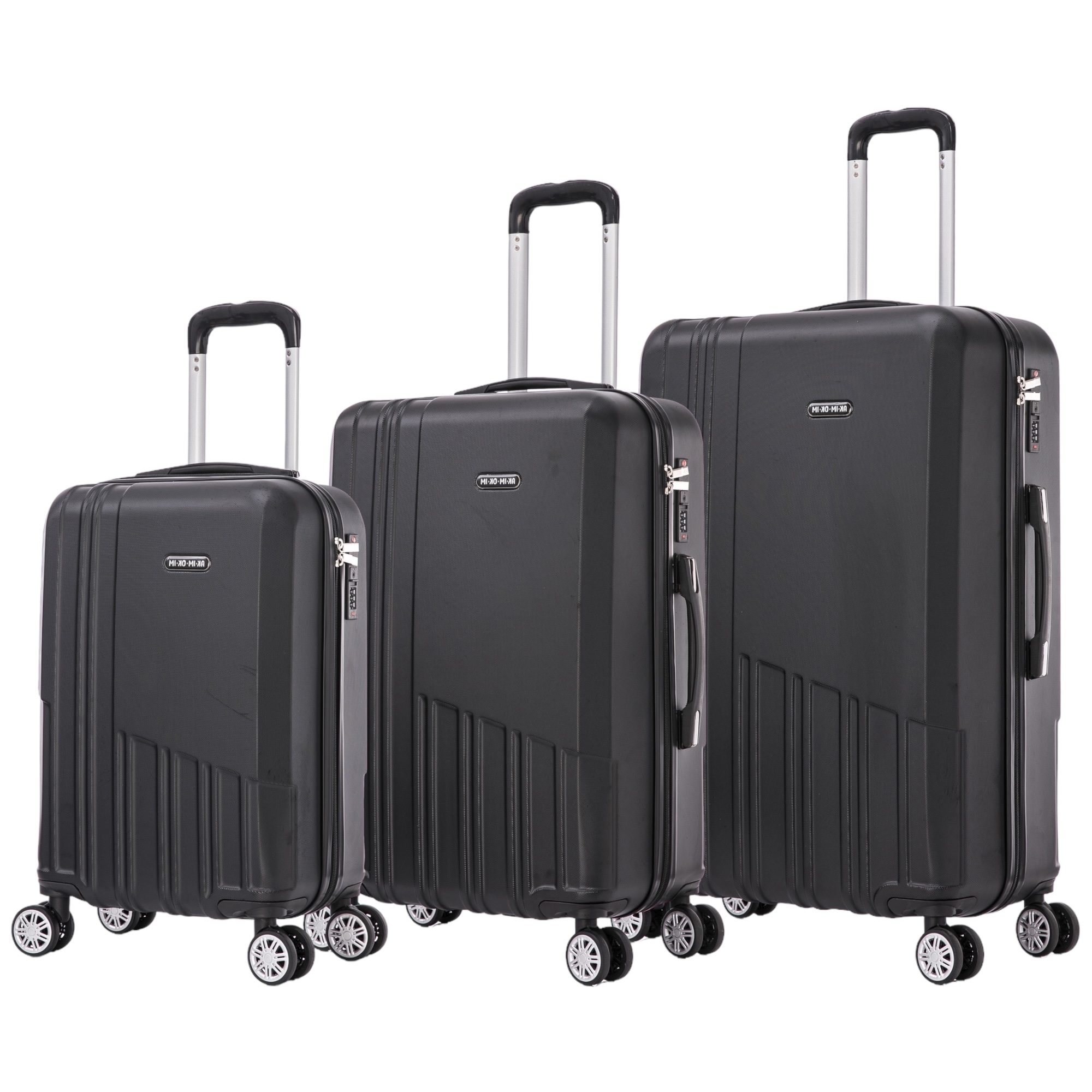 Conjunto de Maletas de Viaje Elegantes: Carcasa Ligera, Cerradura Numérica, 4 Ruedas Gi...