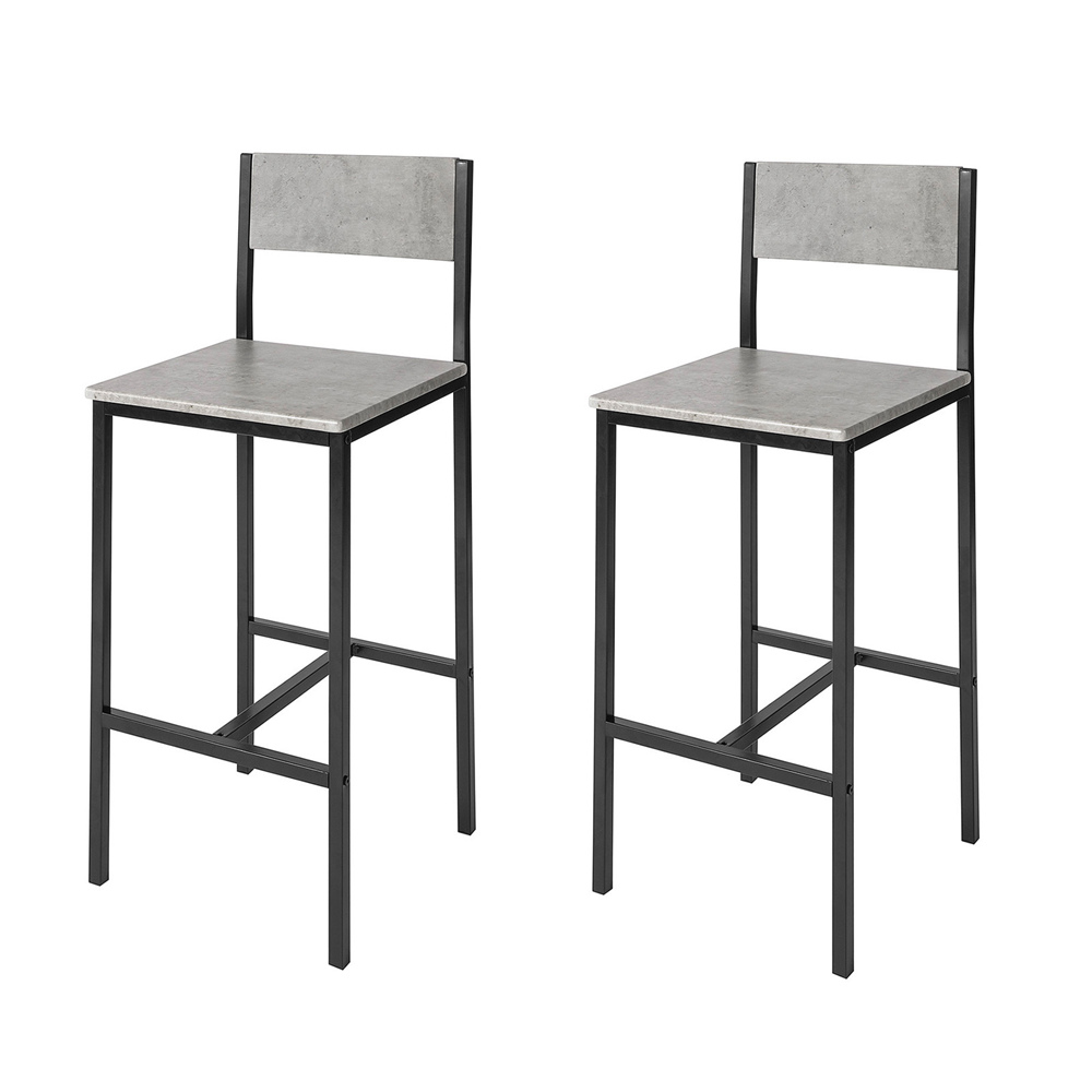 TEMU SoBuy Set de 2 Sillas de Bar Mueble Bar para Casa Altura 67 cm (FST53-HGX2)