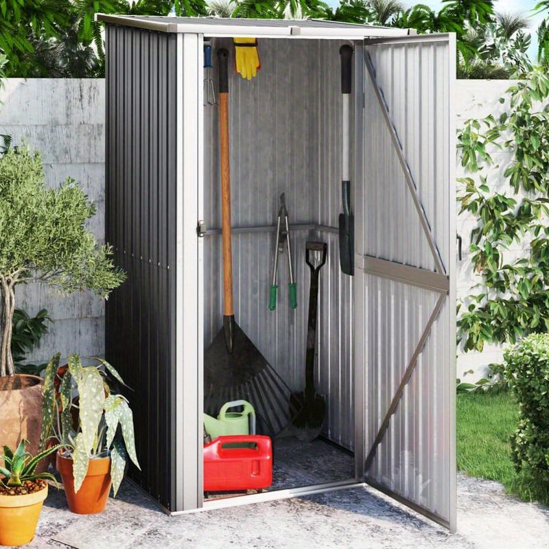 

Equipment Shed 118, 5x97x209.5 Cm Galvanized Steel