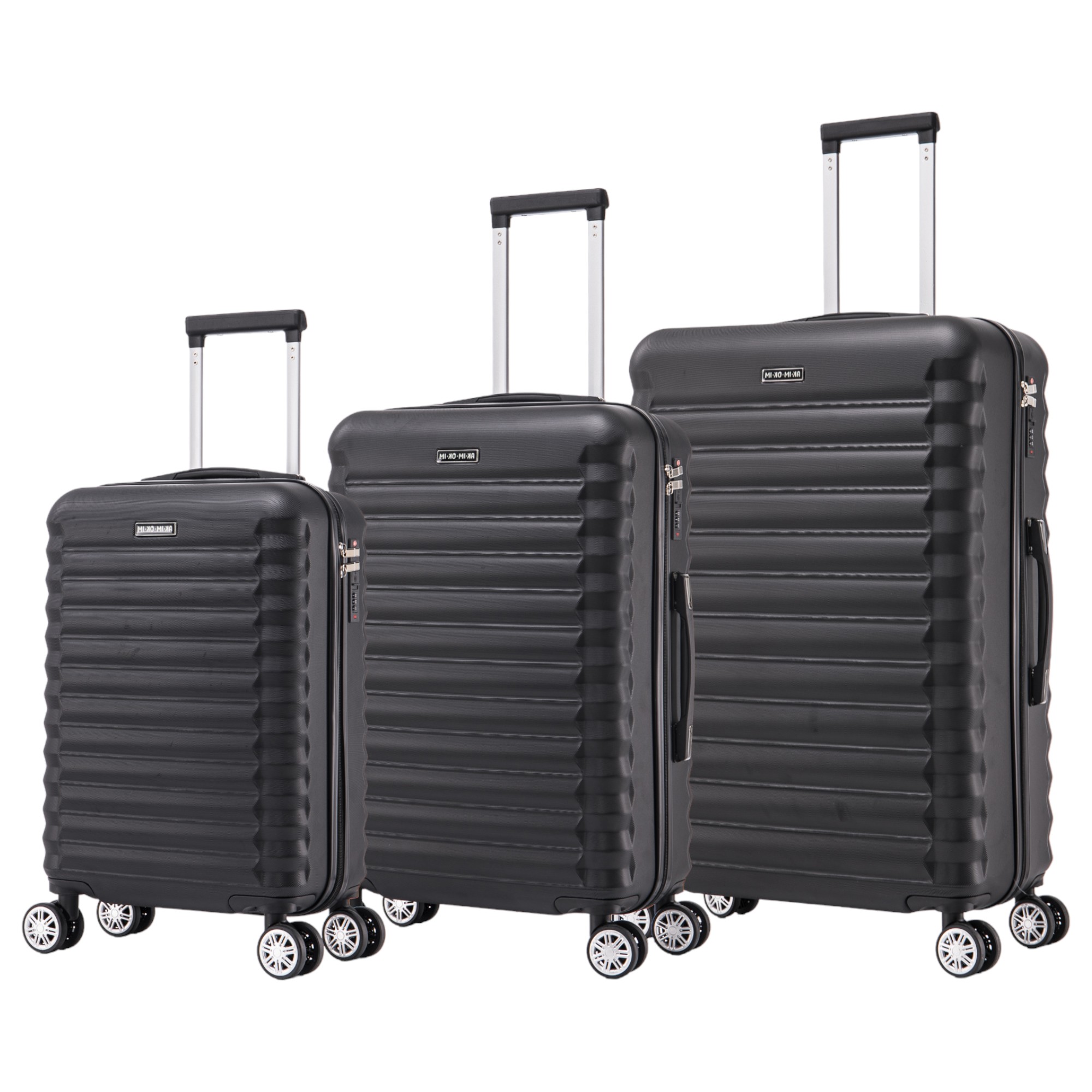 Conjunto de Maletas de Viaje Elegantes: Carcasa Ligera, Cerradura Numérica, 4 Ruedas Gi...