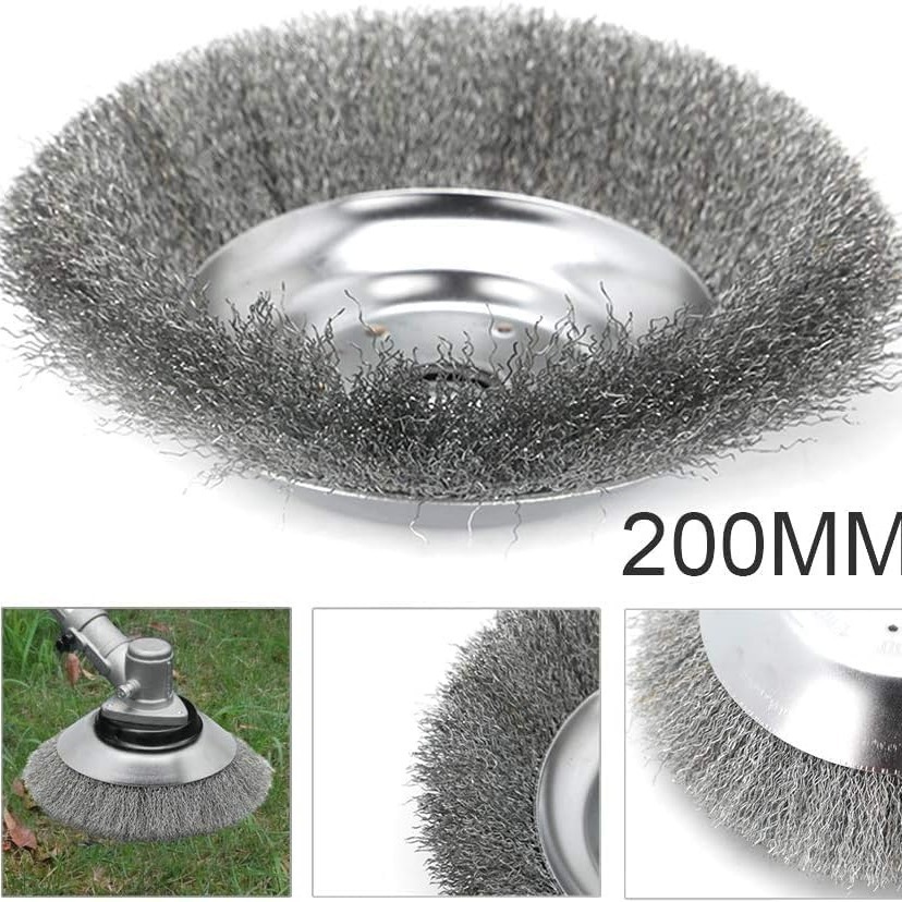Weed Brush Trimmer Sweeper Tool Wire Brush Trimmer For Trimmers Brushcutter Accessories