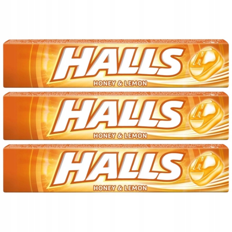 Image of Halls Honey & Lemon Sweets 33.5 G X 3pcs