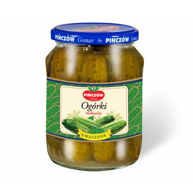 TEMU Gomar Pinczow Low-salinity Pickled Cucumbers, 600g