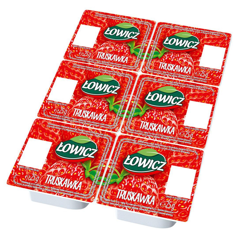 Image of Łowicz Fruit Product Strawberry 6 X 25 G