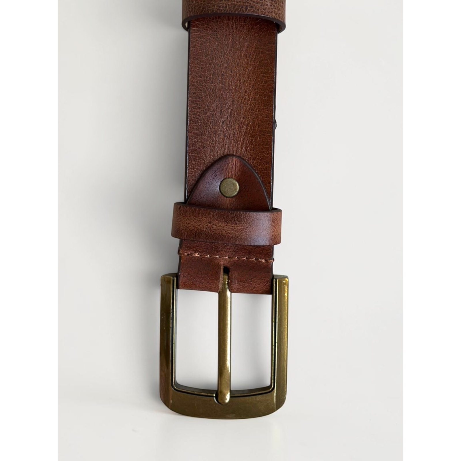 Men's Textured Heritage Belt Full Grain Leather