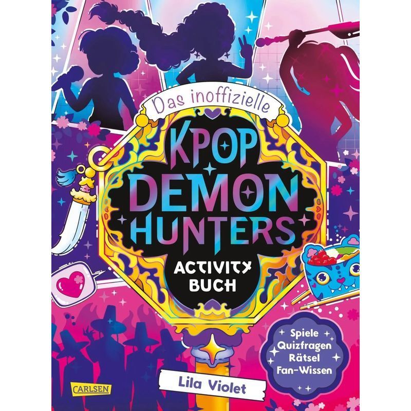 Paperback: The Unofficial K-pop Demon Hunters Activity Book / Lila Violet (german)