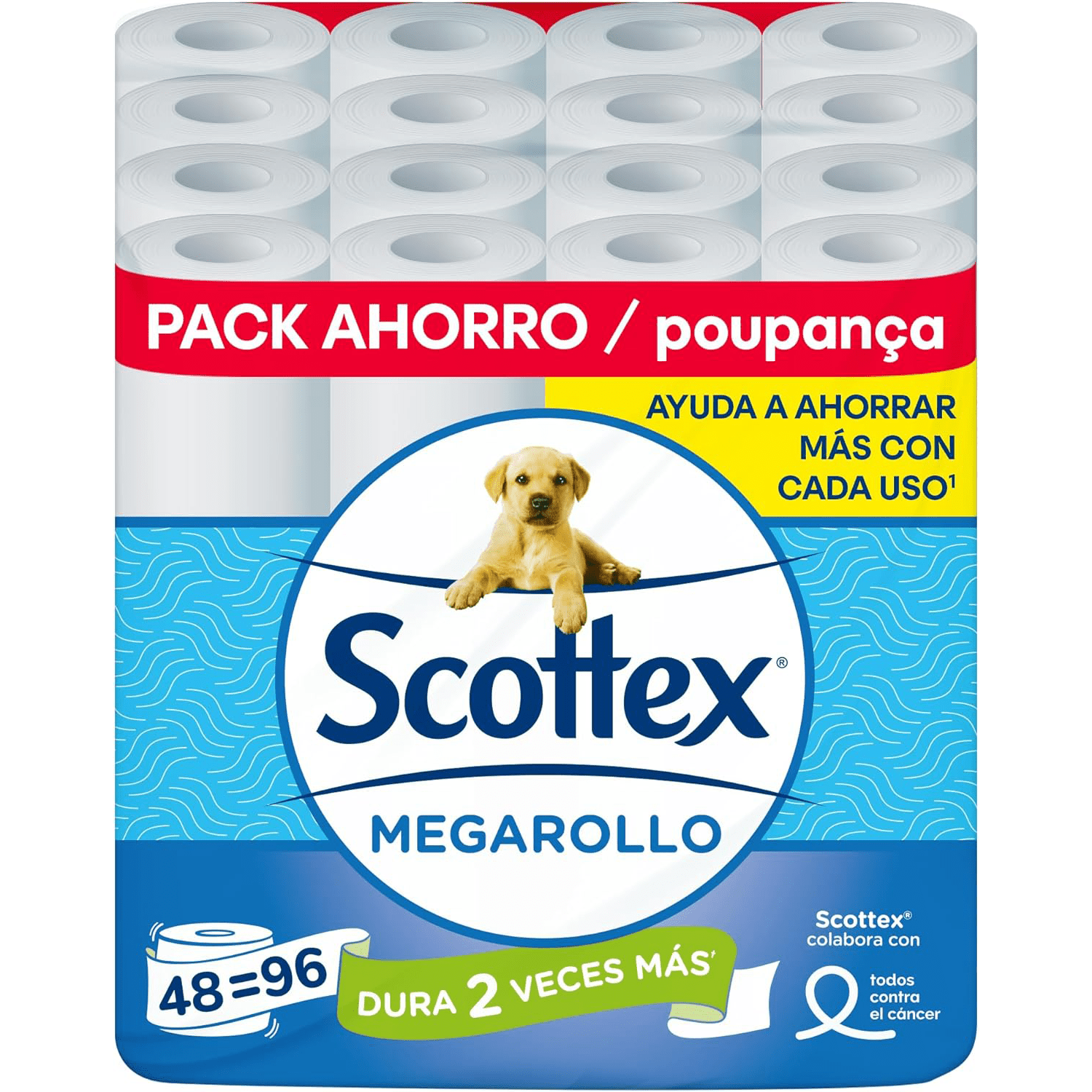 TEMU Scottex Hygienic Paper , Double The Amount Of Paper Per Roll, More With Each Use, 1 Equivalent To 2 Rolls