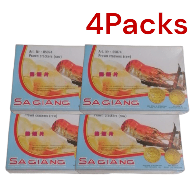 Image of 4-pack Sagiang Crab Flavor Chips 4×200g - A Delicious Dish With Rich Crab Flavor, Perfect For Watching A Tv Series At Home Or Sharing At A Party – Tasty Christmas Snack