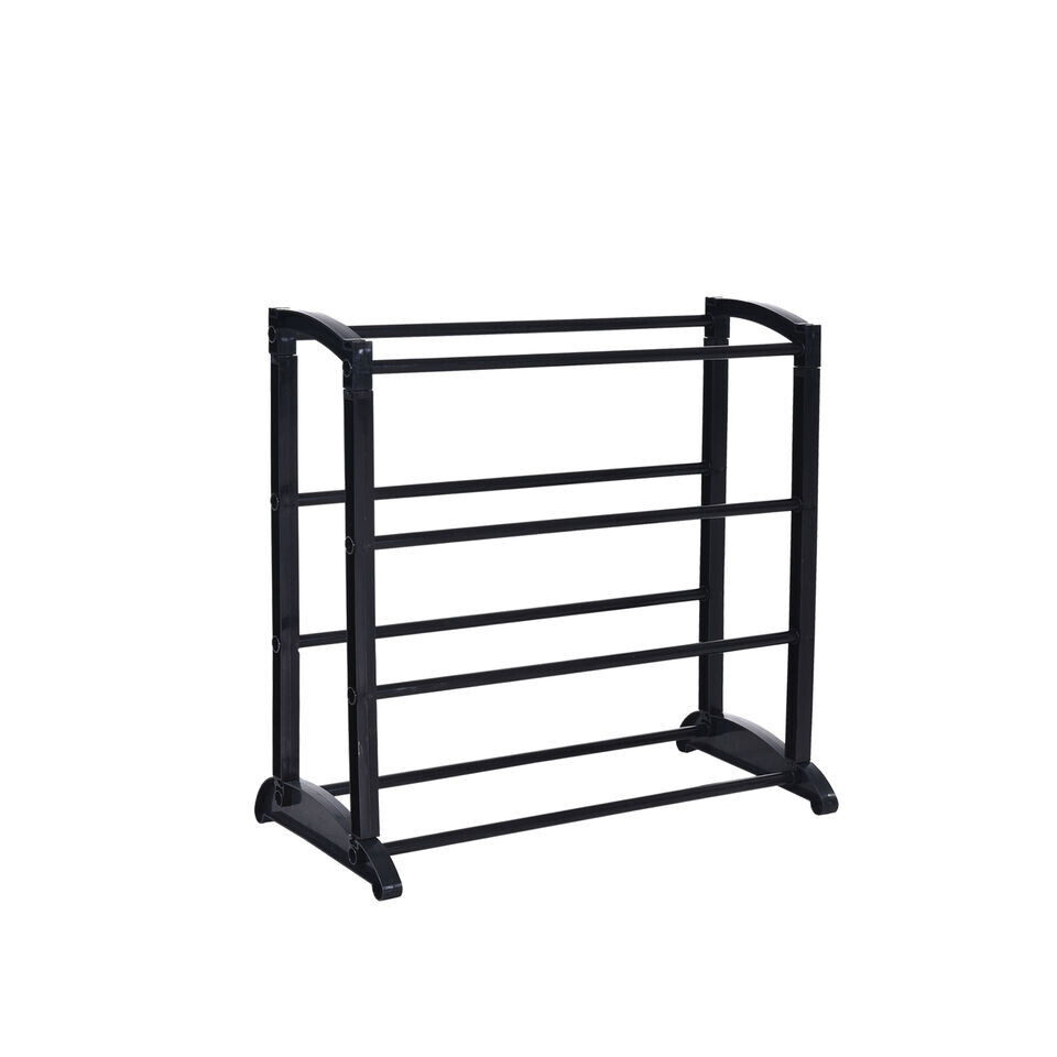 TEMU 4 Tier Shoe Stand Storage Organiser Rack Lightweight Compact Space Save Shelf