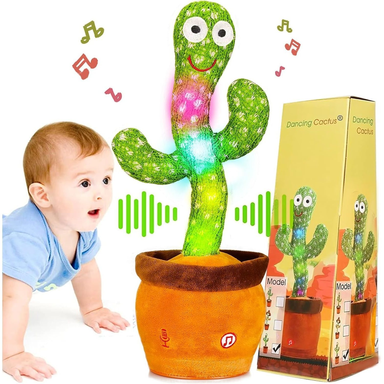 Plant Toy Dancing Singing Talking Repeating Lighting Repeating Gifts for Christmas and Birthday
