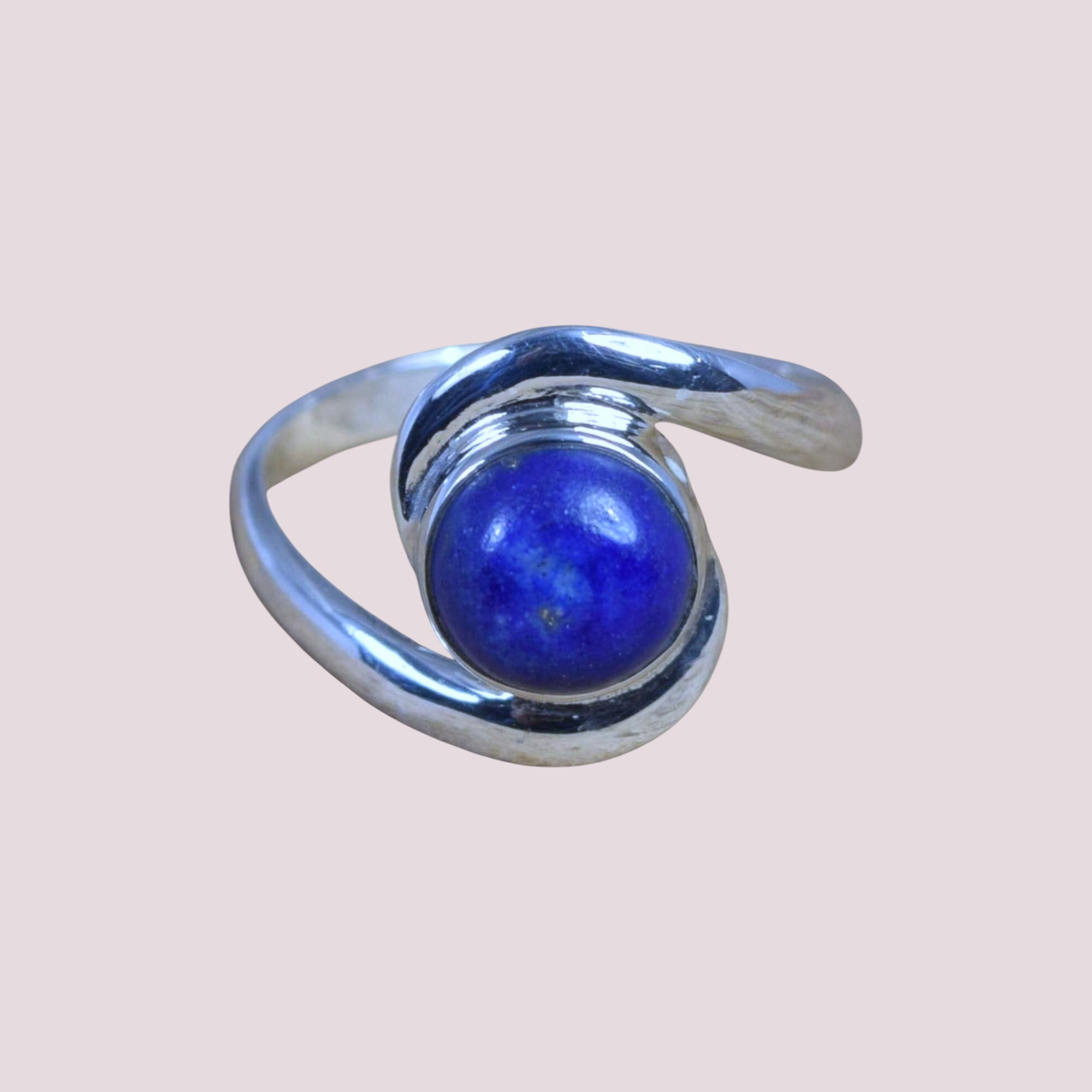 925 Silver Gemstone Ring in Moonstone Labradorite Larimar Lapi