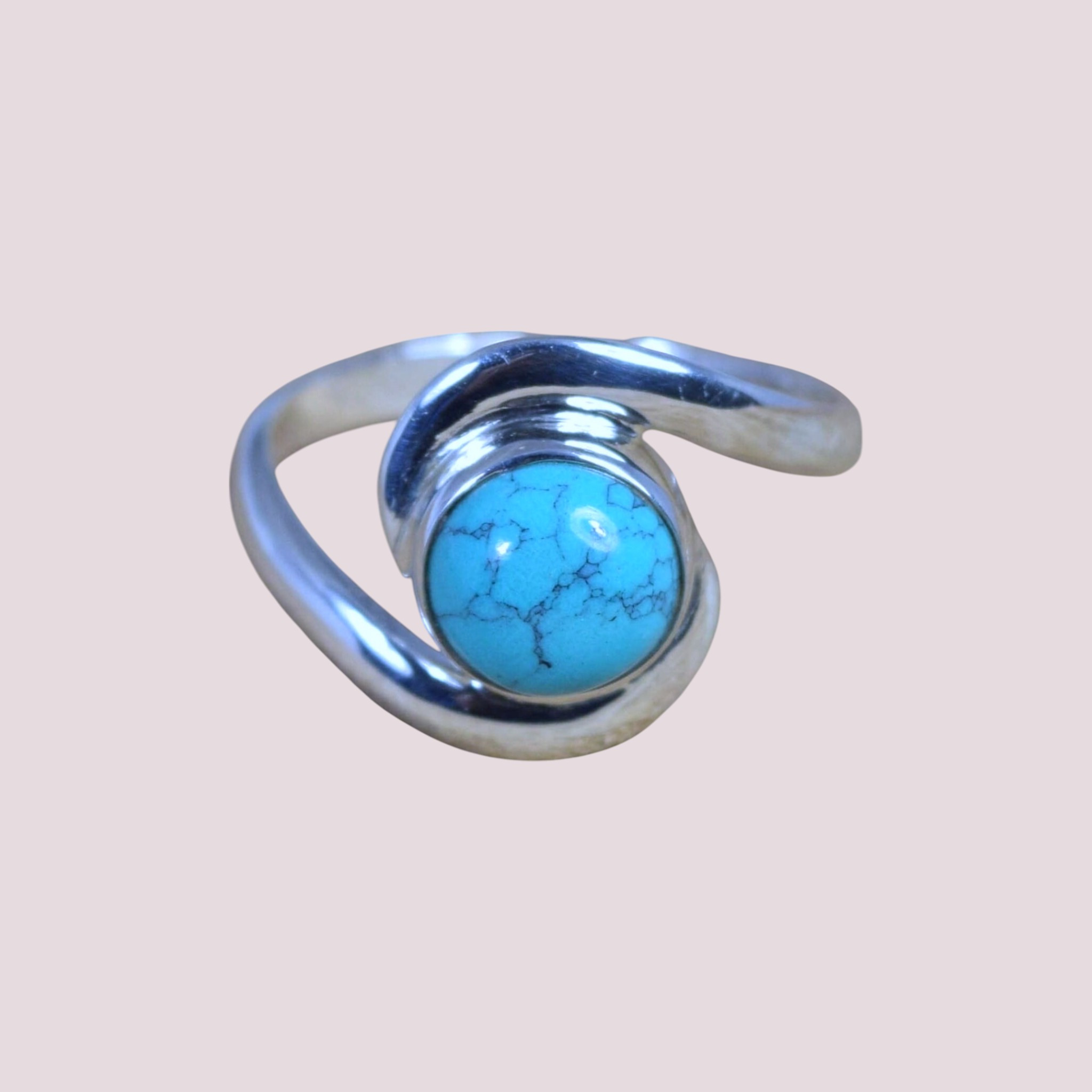 925 Silver Gemstone Ring in Moonstone Labradorite Larimar Lapi