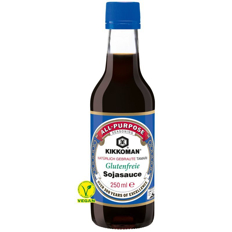 Image of 1 Pack Of Kikkoman Soy Sauce 250ml - Japanese Soy Sauce, Seasoning Sauce, Ideal For Sushi, Asian Cuisine, Marinades, Wok Dishes
