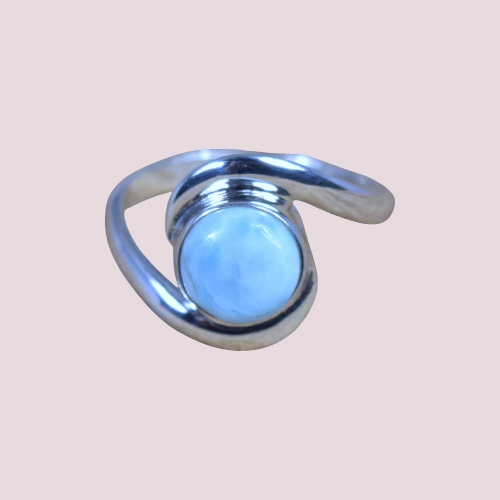 925 Silver Gemstone Ring in Moonstone Labradorite Larimar Lapi