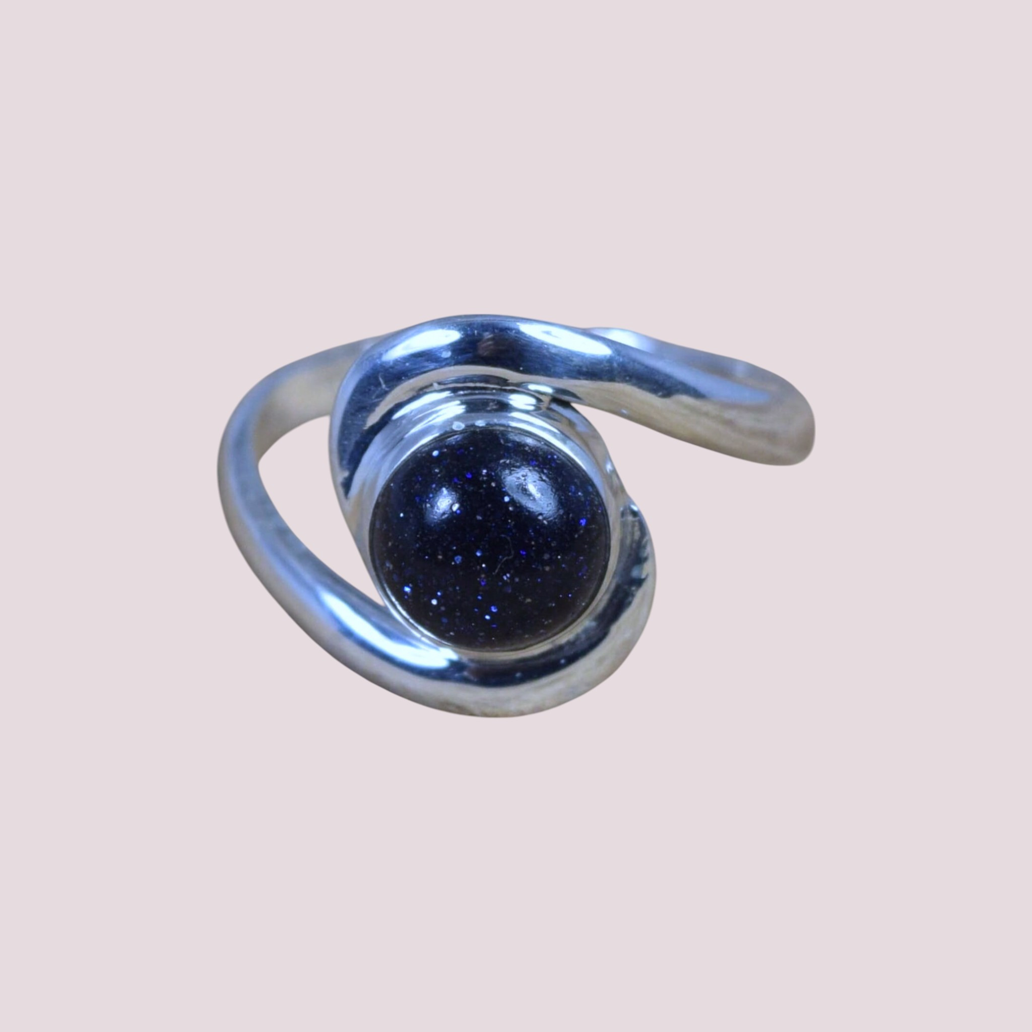 925 Silver Gemstone Ring in Moonstone Labradorite Larimar Lapi