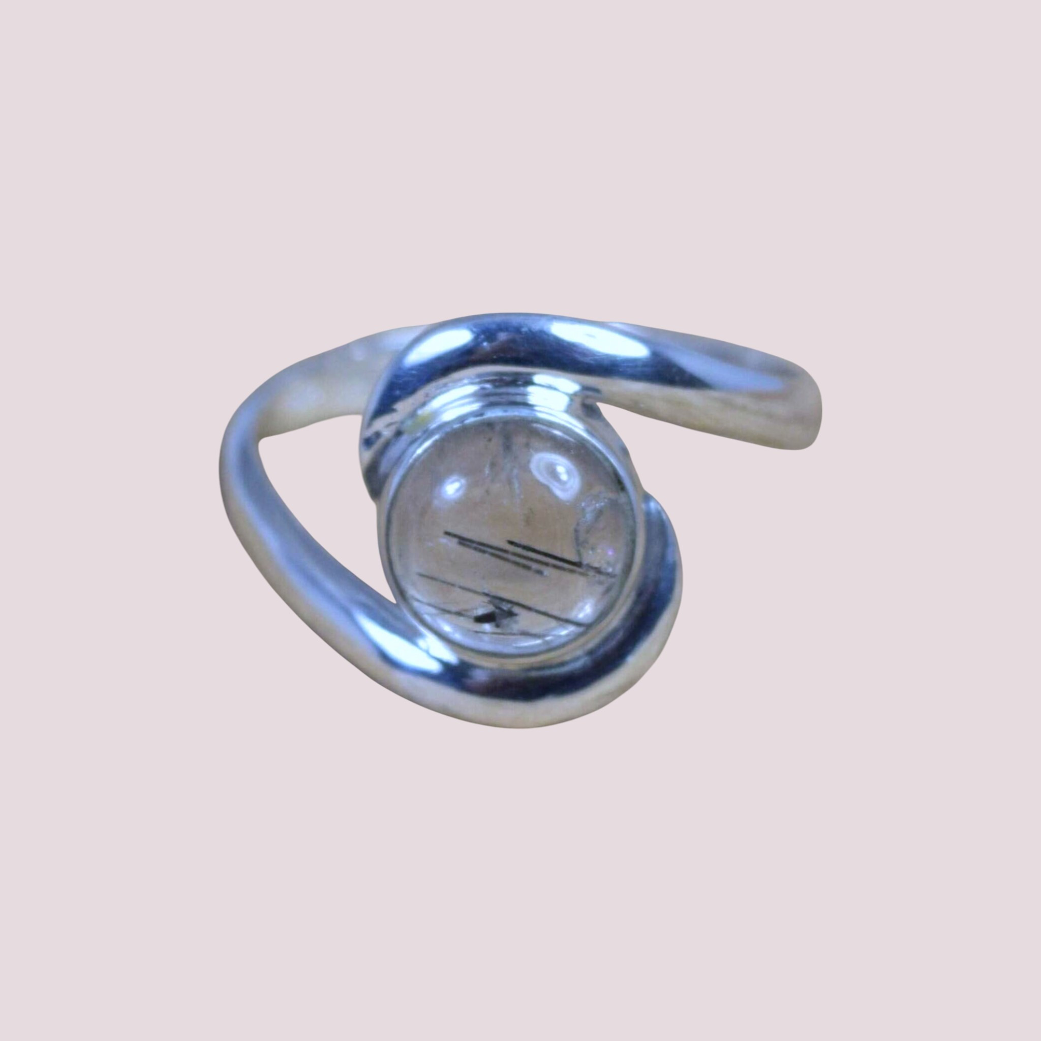 925 Silver Gemstone Ring in Moonstone Labradorite Larimar Lapi