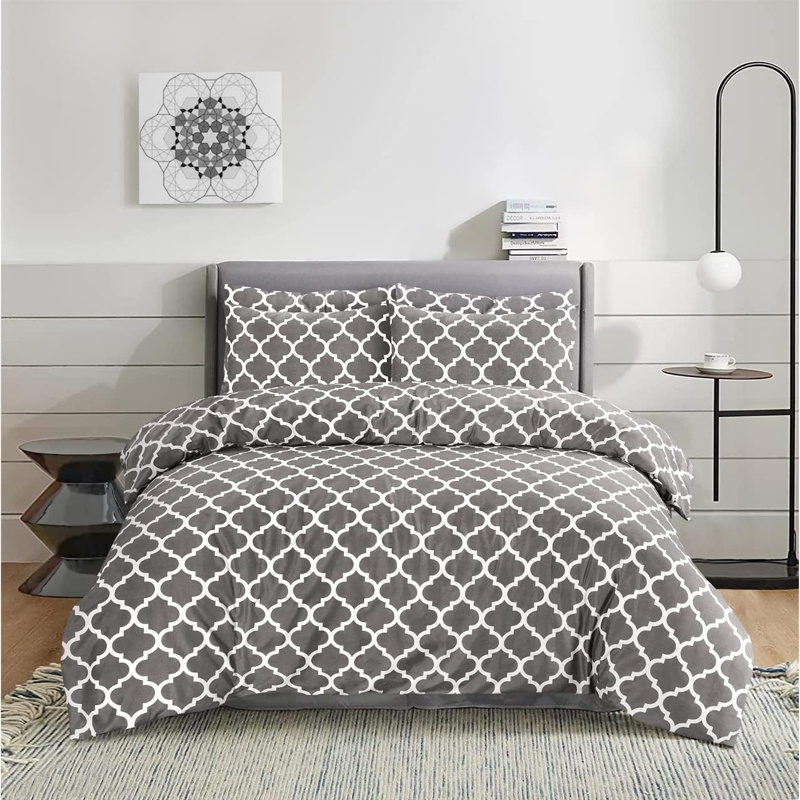 TEMU Adam Home Printed Single Duvet Cover Set - Microfiber Ultra Soft And Non-allergenic Bedding Duvet Cover Set With Pillow Cases