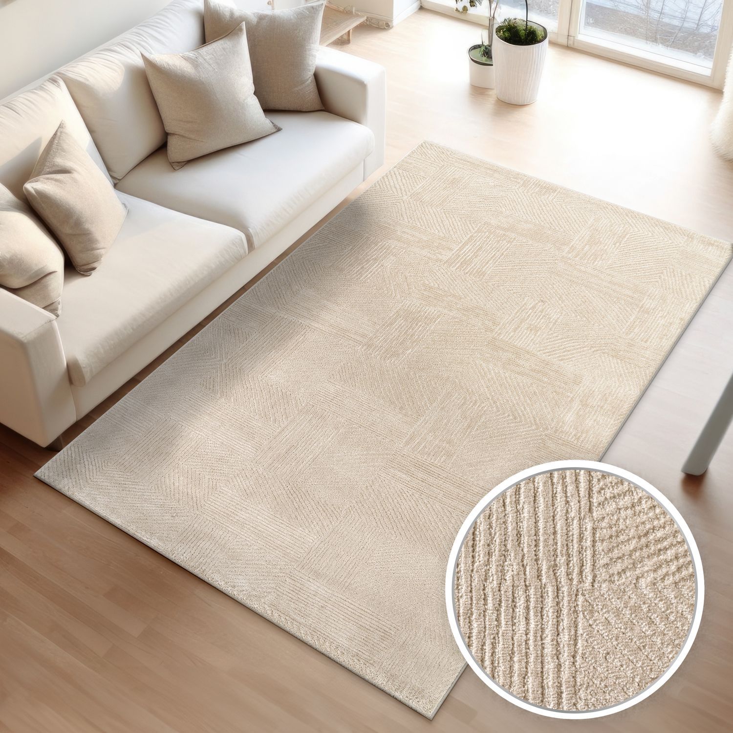 Living Room Dining Room Geometric Pattern Abstract Scandinavian Boho