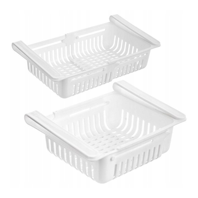 TEMU Drawer Food Container Shelf Organizer For Refrigerator Sliding