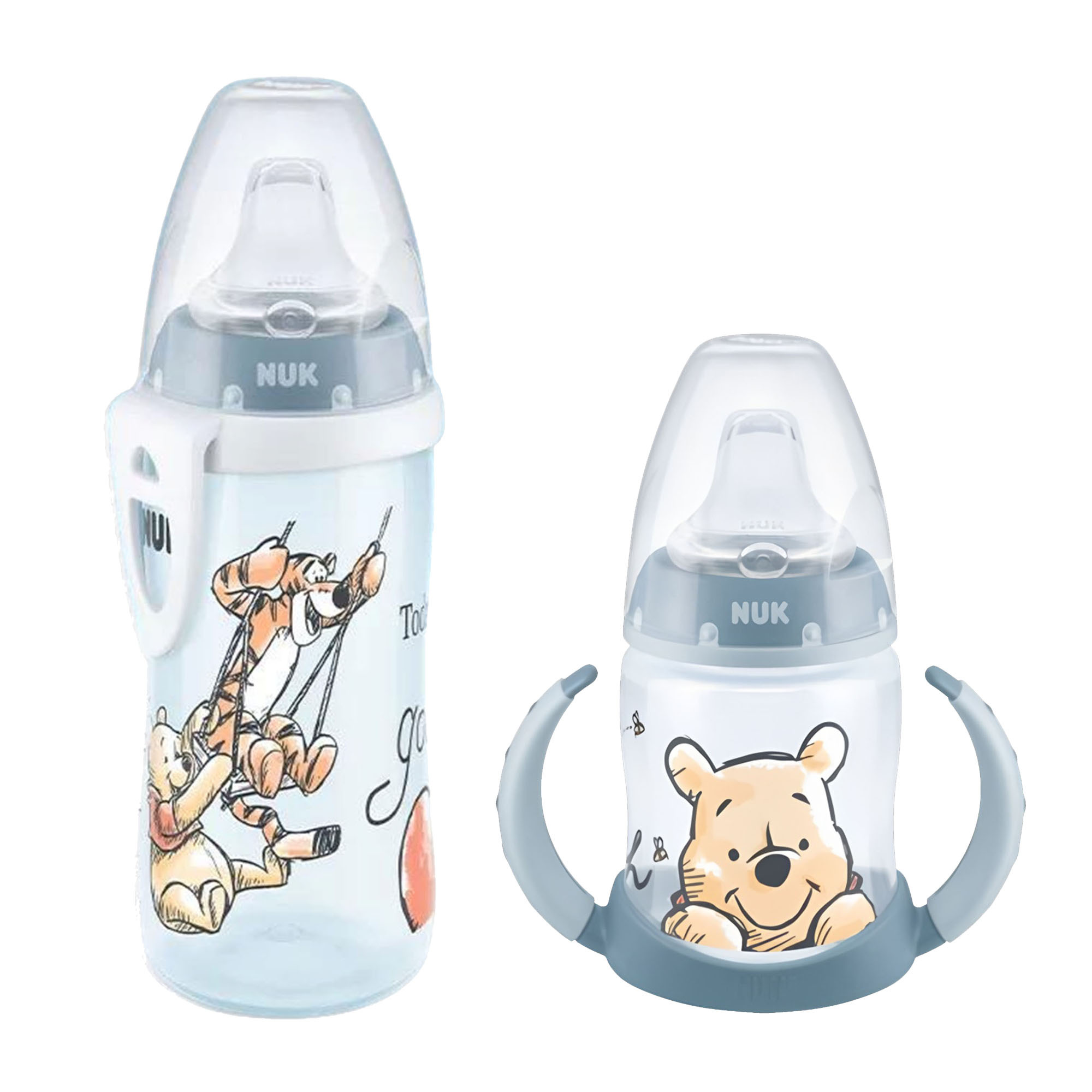 Nuk 300 Ml Polypropylene Bottle And Training Cup 150ml With Temperature Control