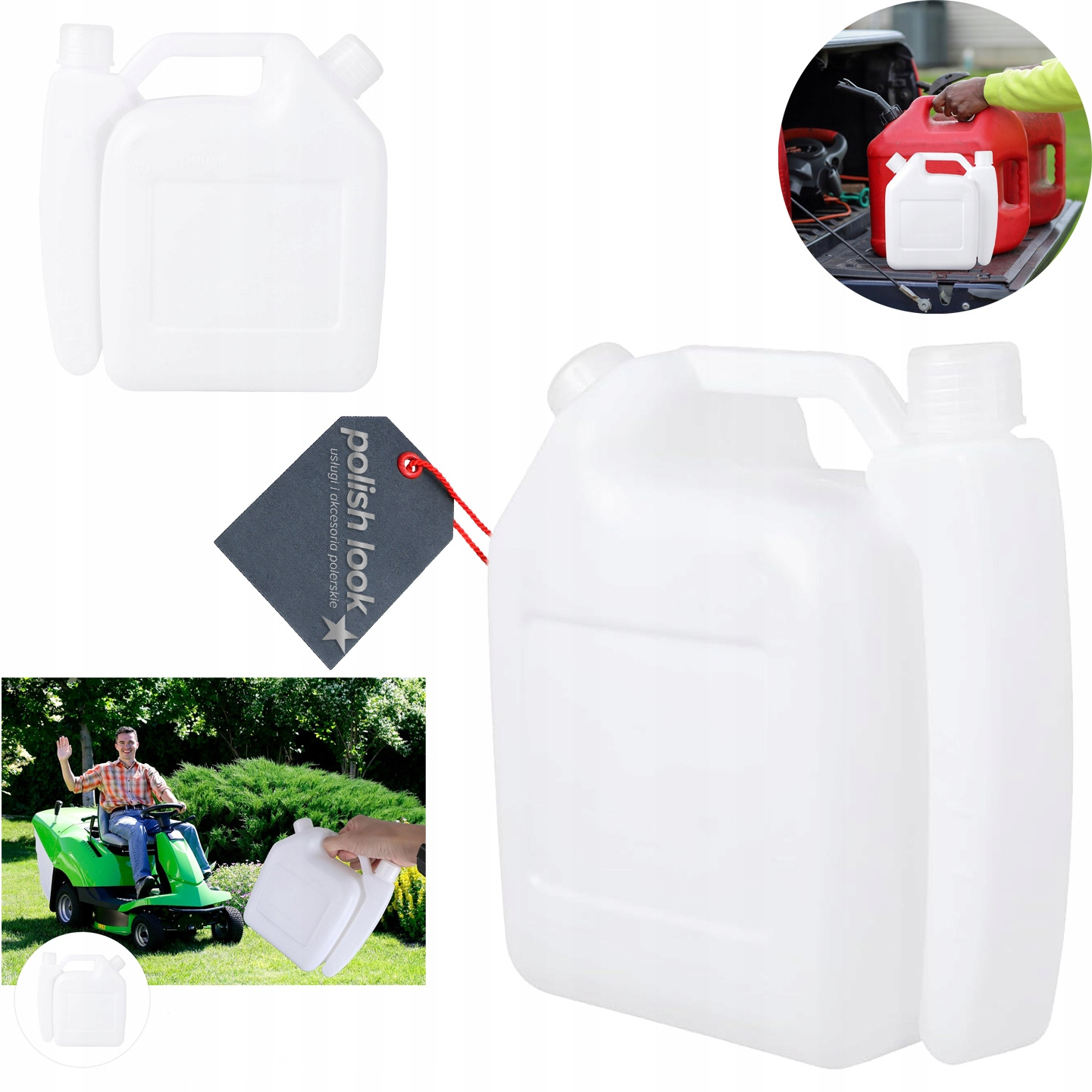 TEMU Fuel And Oil Mixing Container 1l Bottle Canister